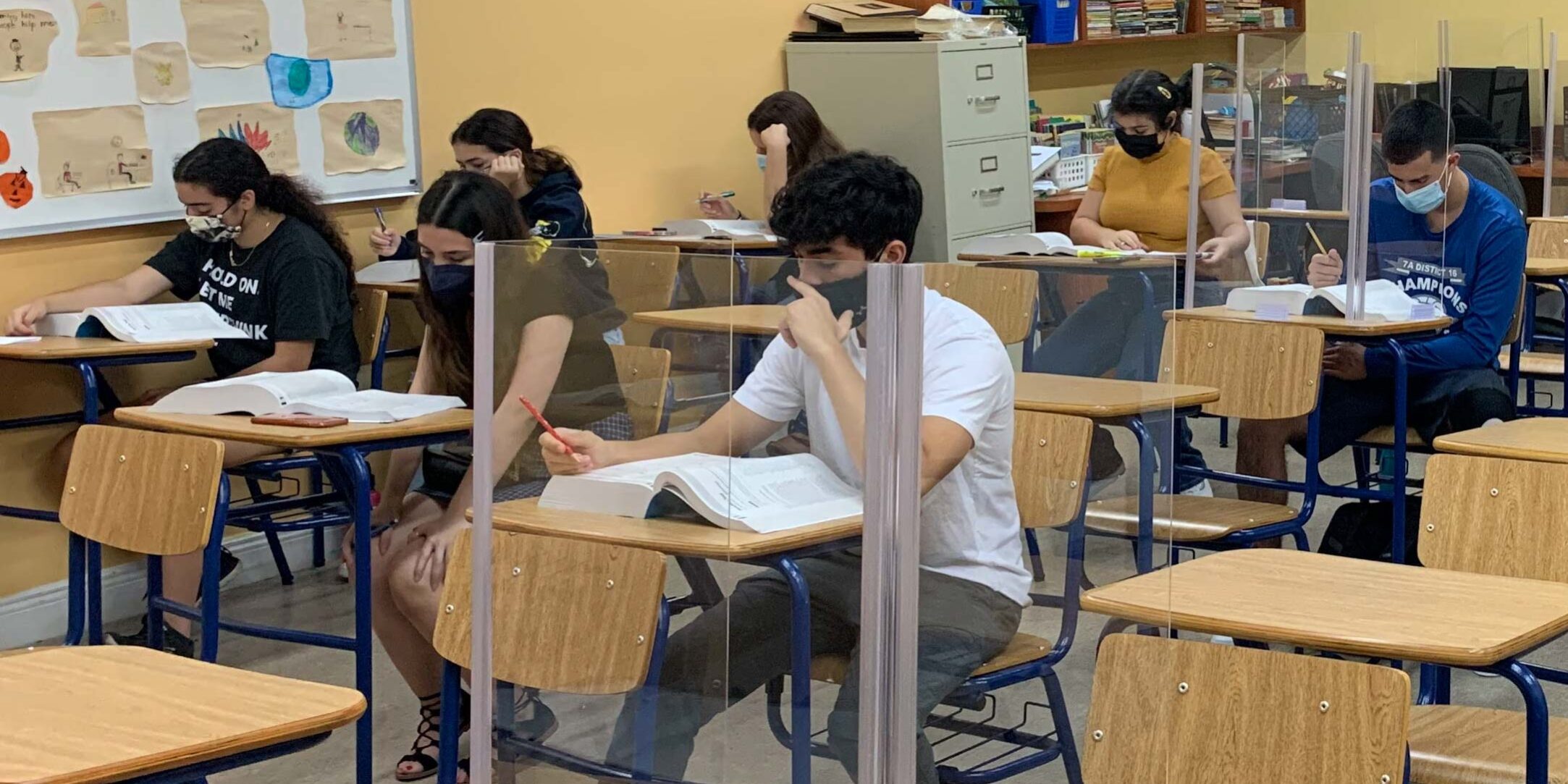 Students learning