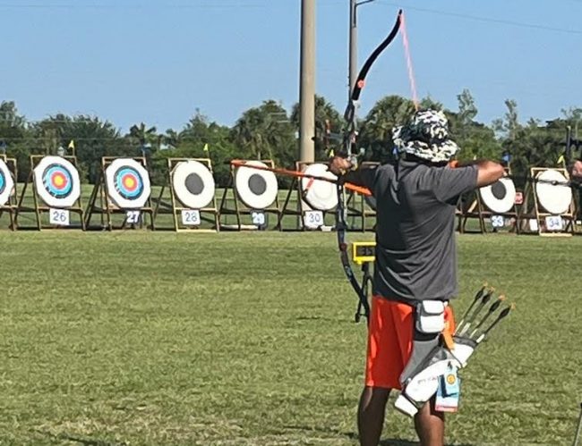 Archer Competing