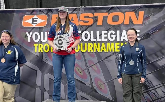 Podium at the Easton Collegiate Tournament